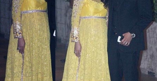 Amrita Arora in Manish Malhotra at Kareena Saif Wedding Ceremony