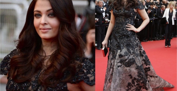 Aishwarya Rai Bachchan once again makes a Fashion Statement at Cannes 2013