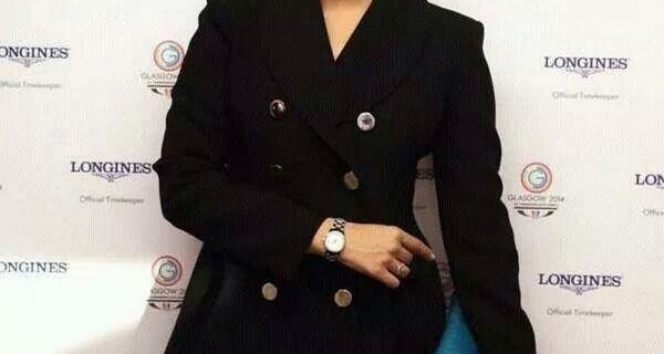 Aishwarya Rai in Gucci at Commonwealth Games in Glasgow