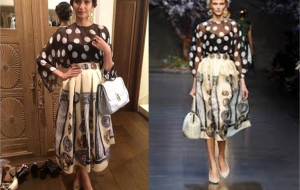 Sonam Kapoor heads to Karan Johar Party in Dolce & Gabbana