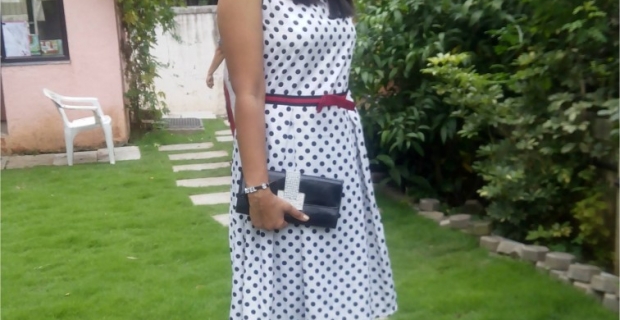 Style File- Polka Dots, Red lips and Pretty Me!! Outfit of the Day