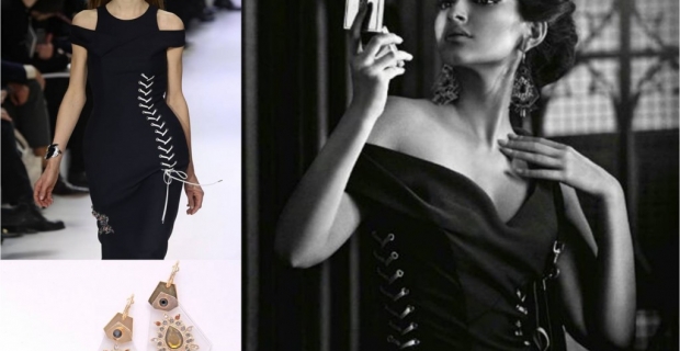 Sonam Kapoor in Dior and Futurology on Vogue Cover Sept 2014