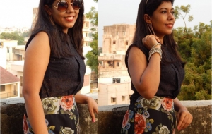 OOTD-Geeky or Glam – How would you Style your Palazzo! Part-2