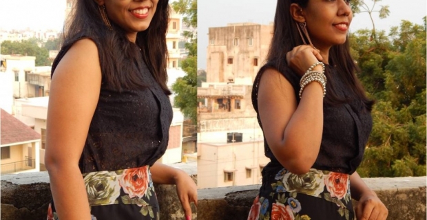 OOTD-Geeky or Glam – How would you Style your Palazzo! Part-2