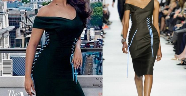 In Dior- Sonakshi Sinha on Harper’s Bazaar for November 2014