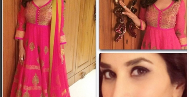 Sophie Choudry in Pink- at Ekta’s Diwali Bash or Dia’s Wedding?
