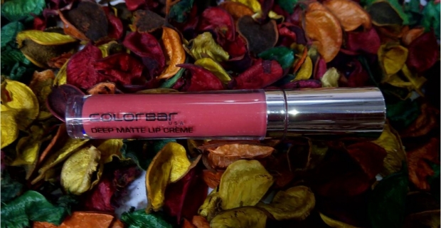 Beauty Reviews: Colorbar deep matte lip creame in deep blush Review & Swatches