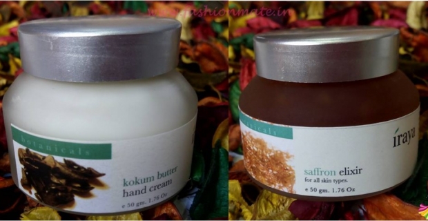 Iraya Saffron Elixir and Kokum Butter hand cream Review & Swatches