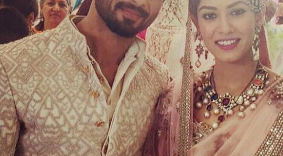 Mira Rajput marries Shahid Kapoor in Anamika Khanna!