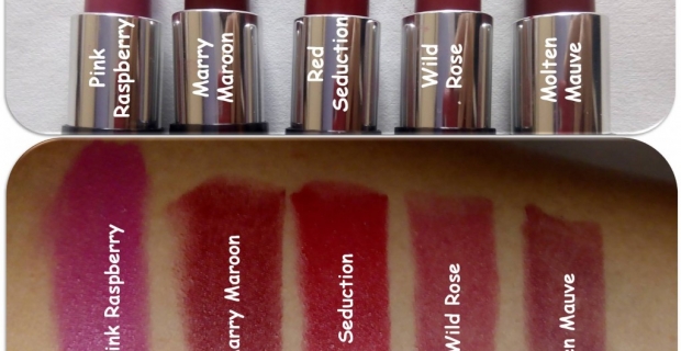 Beauty-Oriflame the One Matte Lipstick shades, review and swatches