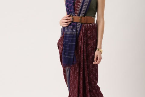 Funk up Traditionals – Different ways to drape a cotton Saree!