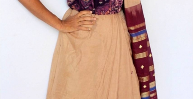 Old Skirt to Saree Blouse – ReStyle your Wrap around skirt in different ways!
