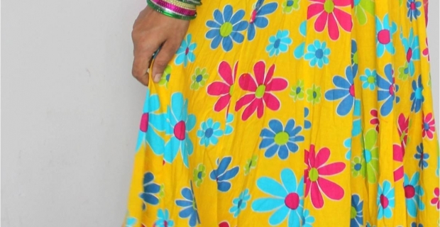 Navratri Outfit and Makeup – Floral Chaniya choli FT.