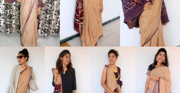Reuse & Recycle – 7 Different ways I styled my Cotton Saree!