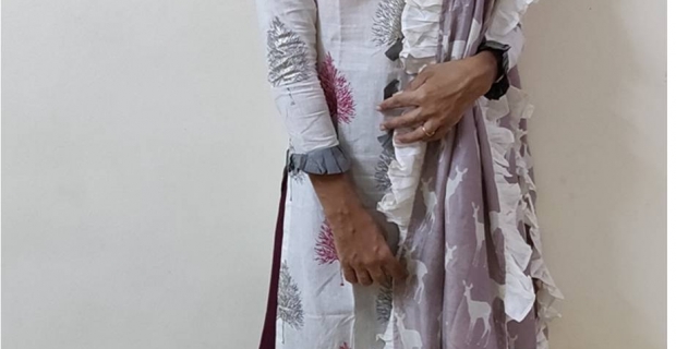 Of Ruffles and Reindeer – New Suit with Frill Duptatta