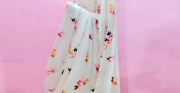 Four ways to style your floral Saree!