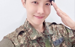 J-Hope shares picture and message from military camp