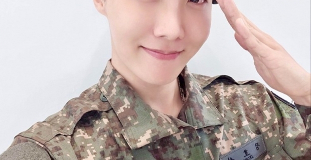 J-Hope shares picture and message from military camp