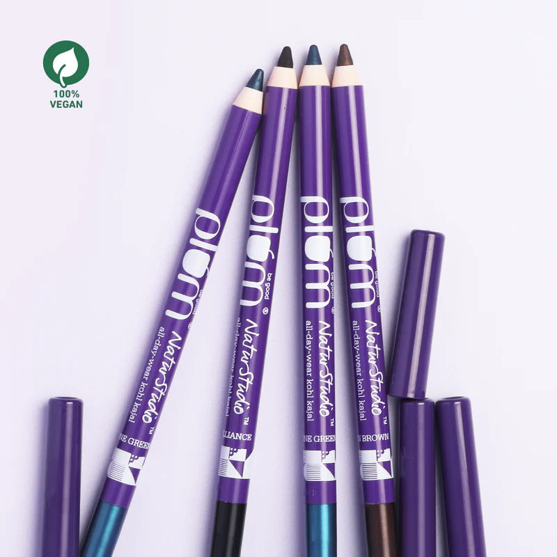 Plum NaturStudio All-Day-Wear Kohl Kajal vegan waterproof eyeliner