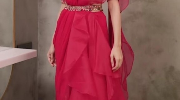 5 different organza saree styling ideas 2024